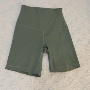 Lululemon Align High-Waisted Green Shorts Size 0 🌸